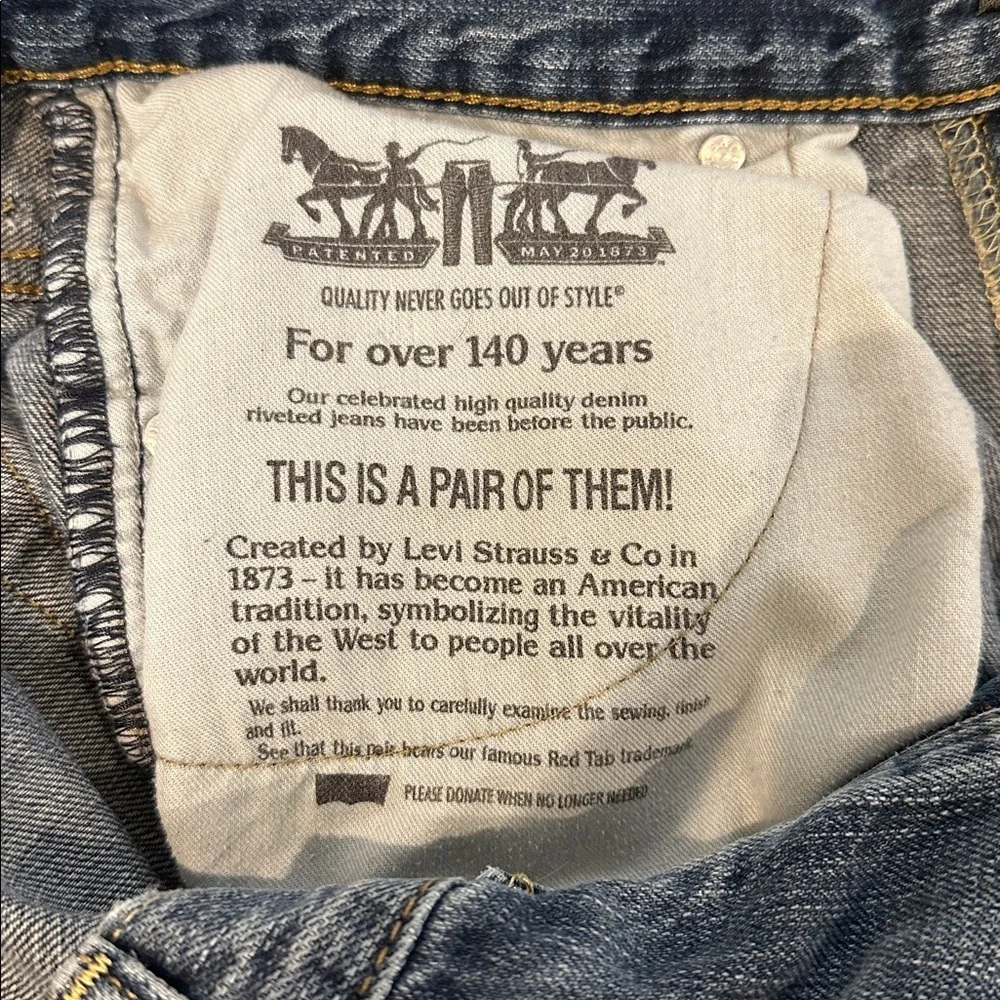 Men's Blue Straight-Leg Jeans Size 32x34